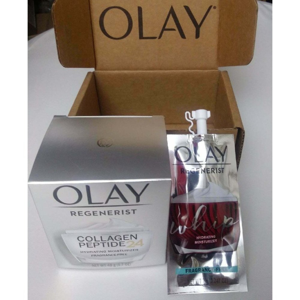 Olay Regenerist Moisturizer with bonus Whip Face Moisturizer Travel Set